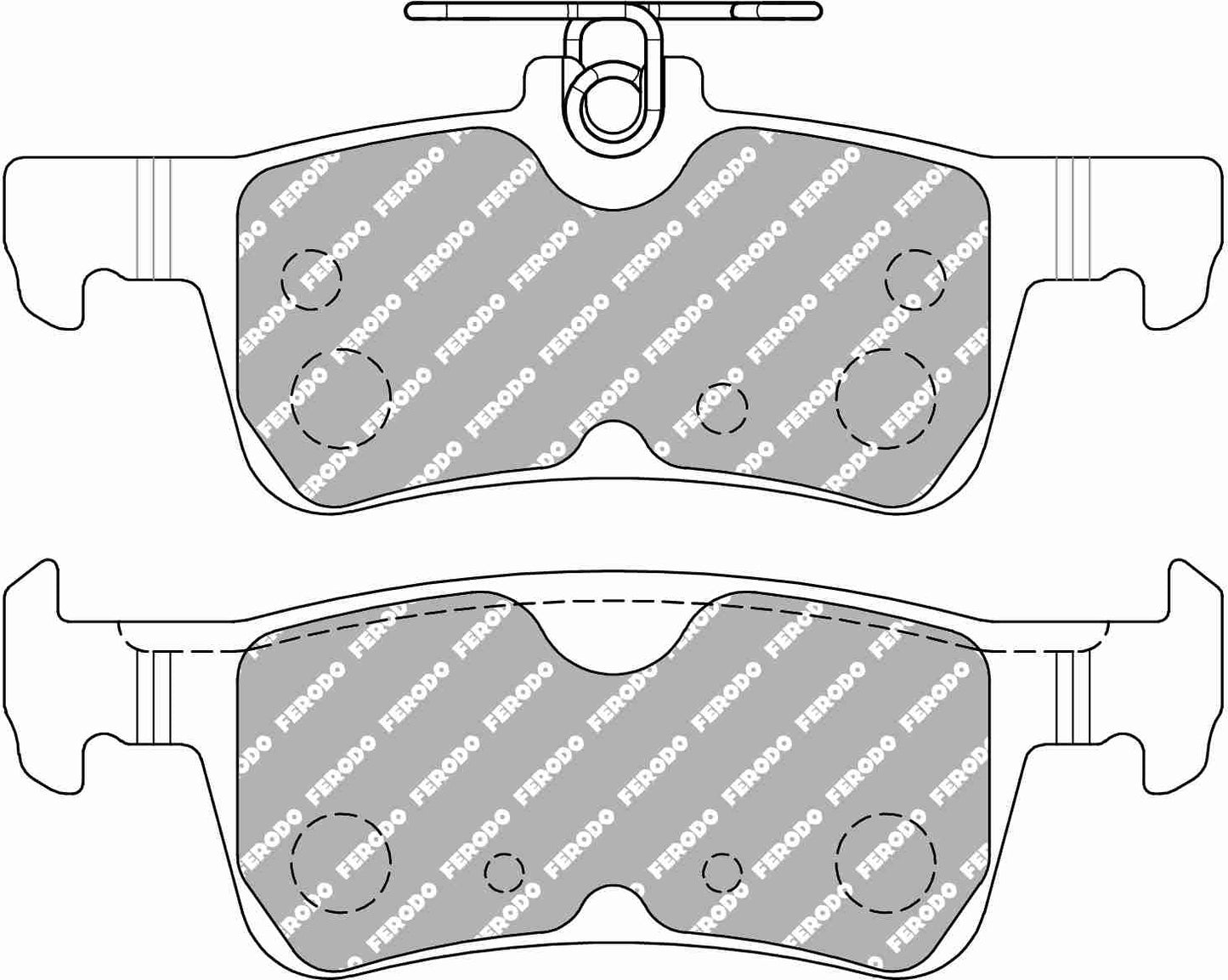 Fiesta MK 8 ST Rear Kevlar Pads 