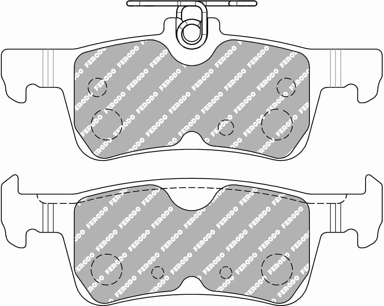 Fiesta MK 8 ST Rear Kevlar Pads 