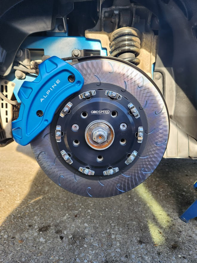 Alpine A110 Rear 330mm Disc and bell conversion