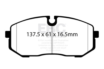 Hyundai I20N Front EBC Yellowstuff Pads