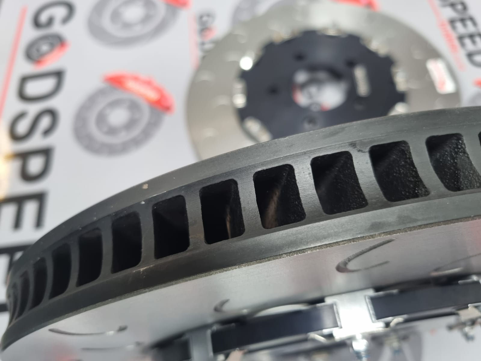 Evo X Rmc Racing Discs Mitsubishi Evo X Front 2 Piece Discs and Bells – Godspeed Brakes