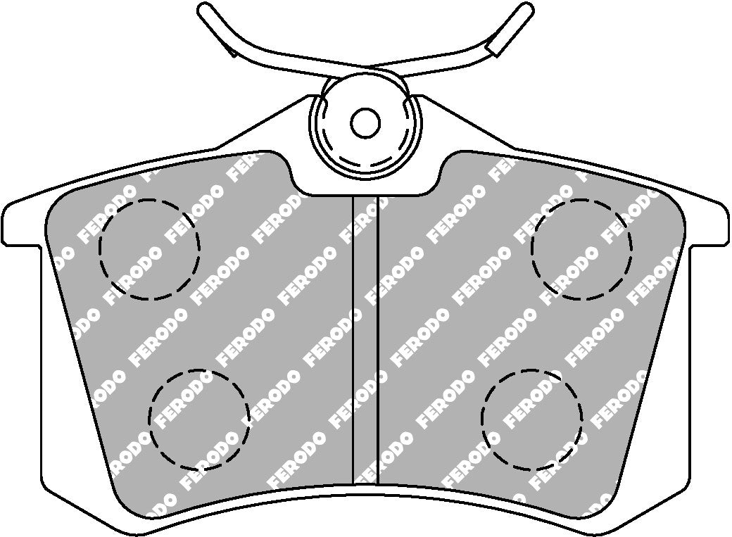 Megane 3 RS Rear Ferodo Ds2500 Pads