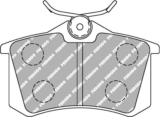 Megane 3 RS Rear Ferodo Ds2500 Pads