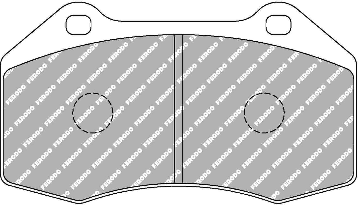 Alpine A110 Front EBC Bluestuff Pads